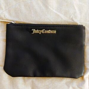 Juicy Couture Black Leather Clutch